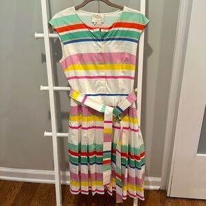 Kate Spade colorful midi dress size 6
